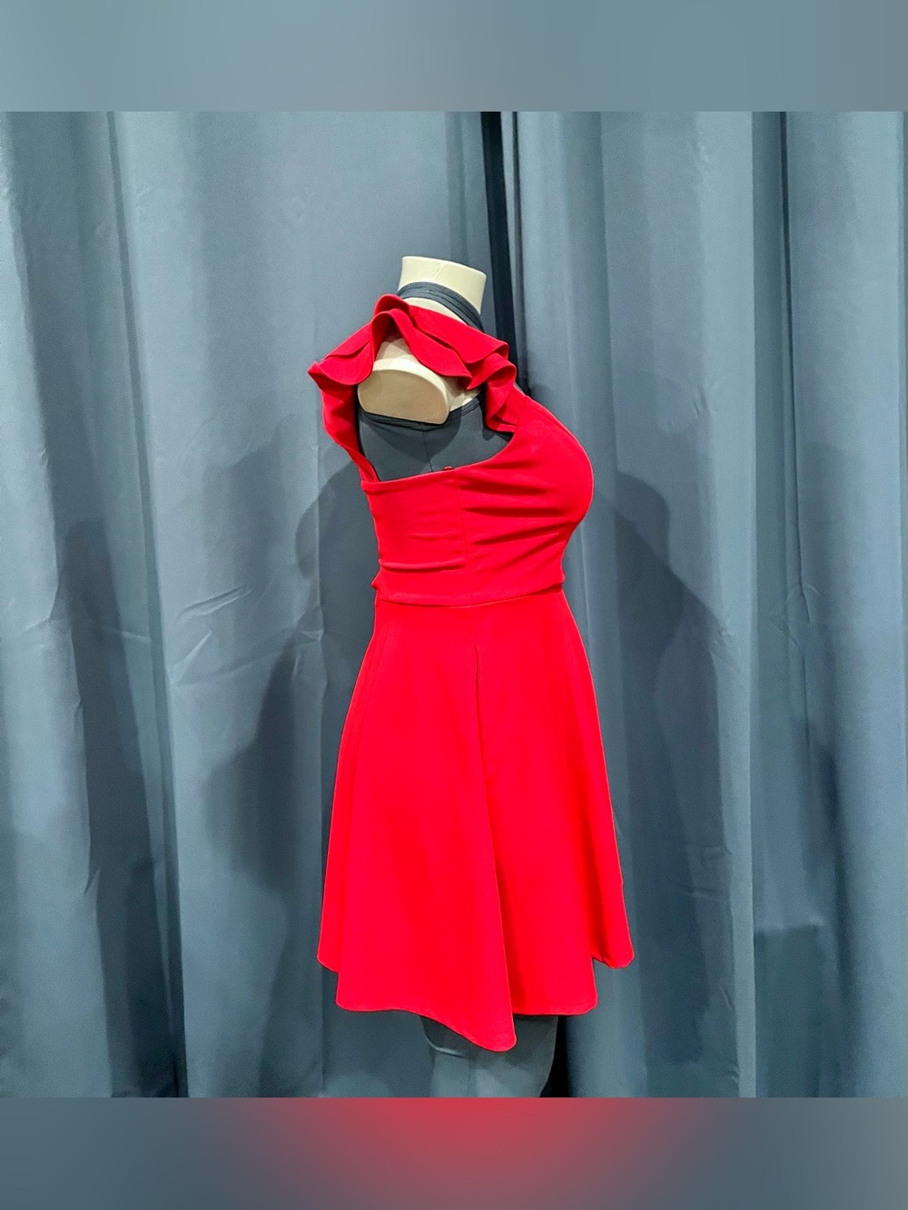 NWT Macy’s Size 17 City Studio‎ Red Mini Dress - Picture 6 of 9